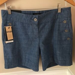NWT The Limited Chambray Shorts Size 4